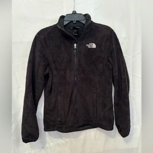 The‎ North Face Women’s Fleece Black Zip Jacket Size Small